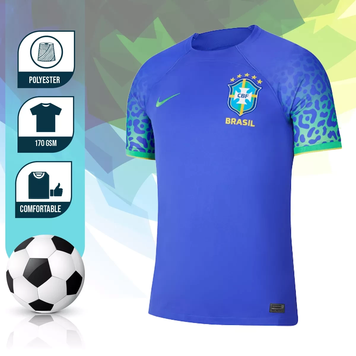Brazil World Cup Jersey 2022 - Away