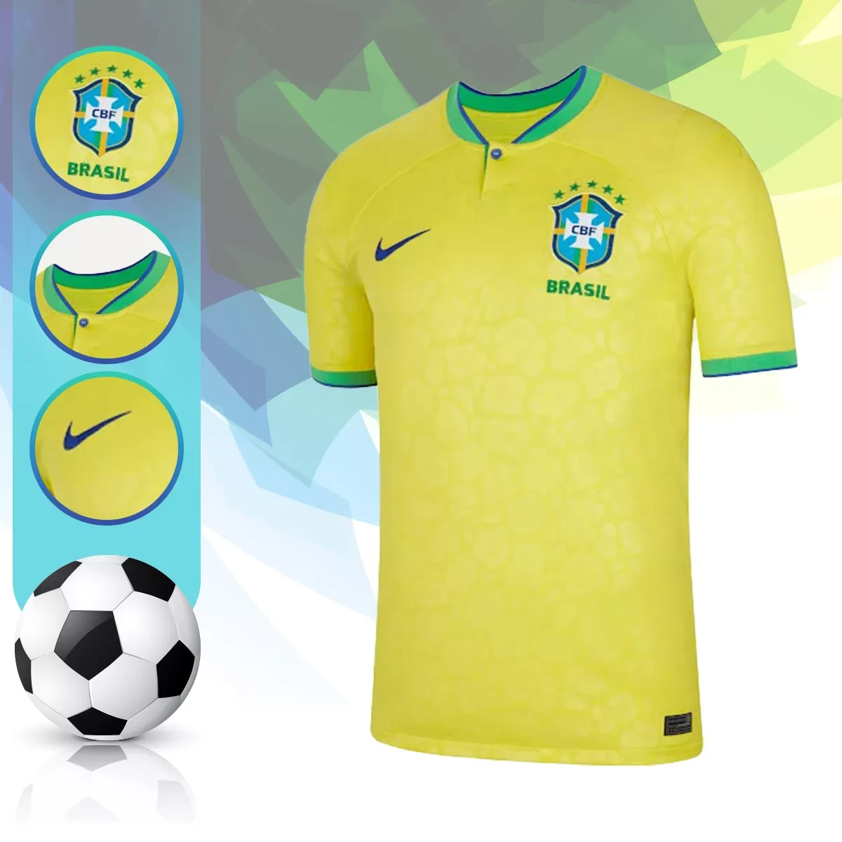 Brazil Jersey World Cup 2022 (Premium Quality)