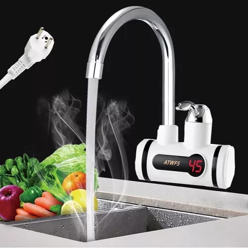 Instant Digital Electric Hot Water Tap for any Basin Mount with led Display