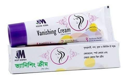 Vanishing cream